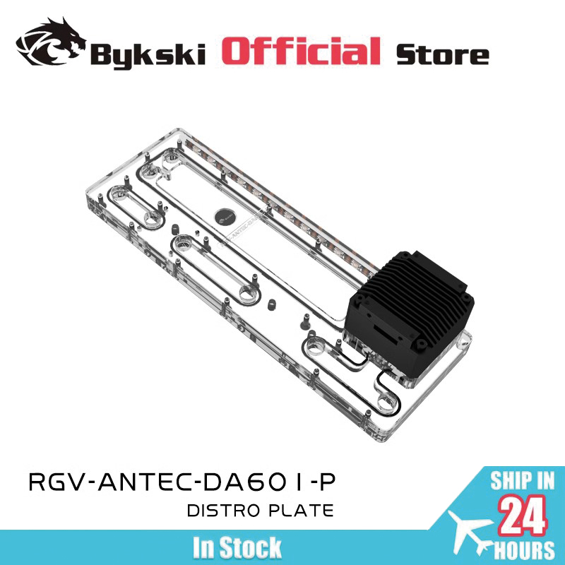 BYKSKI акриловая водяная плата – обзор и цена Distro Plate Ddc Pump Combo